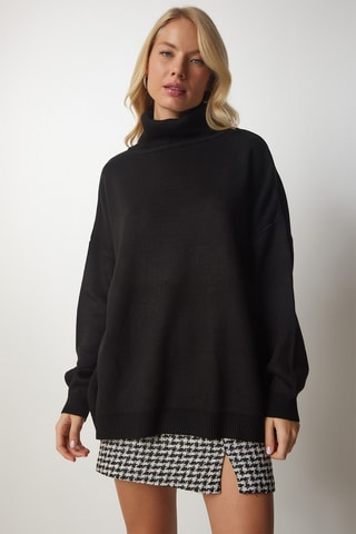 Camisola oversize - Preto
