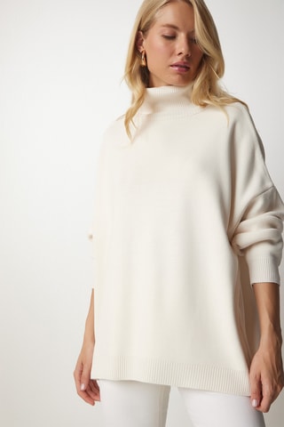 Camisola oversize - Creme
