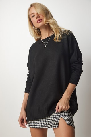 Camisola oversize - Preto