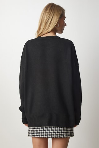 Camisola oversize - Preto