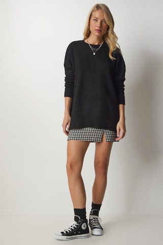 Camisola oversize - Preto