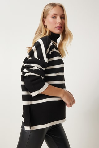 Camisola oversize - Preto