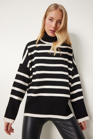 Camisola oversize - Preto