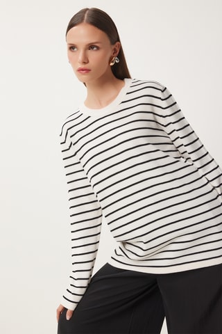 Camisola regular - Cru