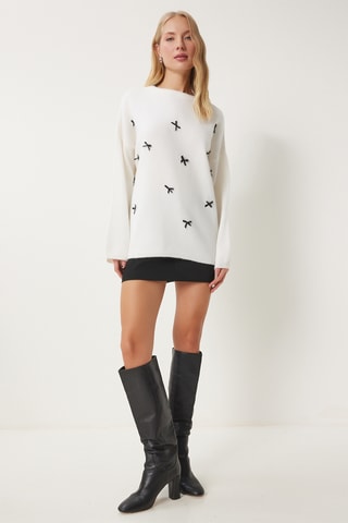 Camisola oversize - Cru