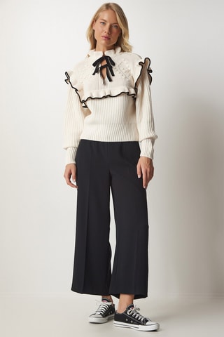 Camisola regular - Creme