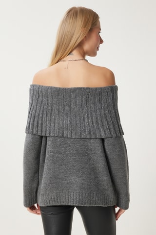 Camisola regular - Cinzento