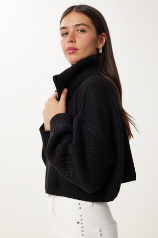 Camisola regular - Preto