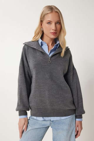 Camisola regular - Antracite