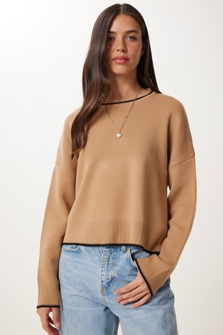 Camisola regular - Bege