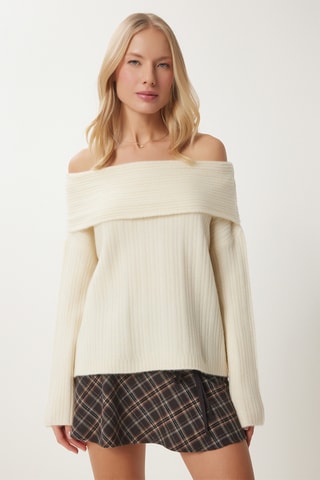 Camisola regular - Cru