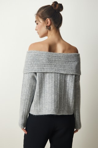 Camisola regular - Cinzento