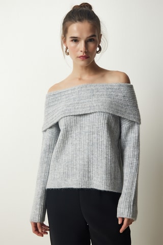 Camisola regular - Cinzento