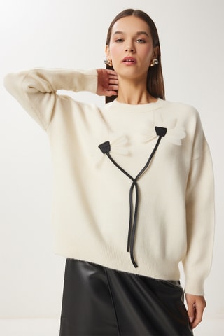 Camisola regular - Cru