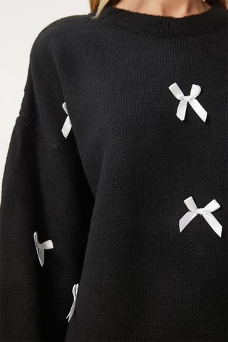 Camisola regular - Preto