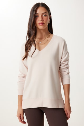 Camisola regular - Cru