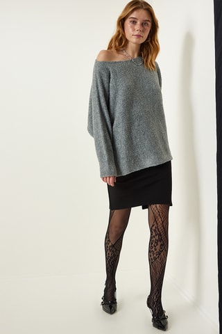 Camisola regular - Cinzento