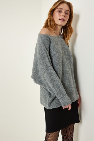 Camisola regular - Cinzento