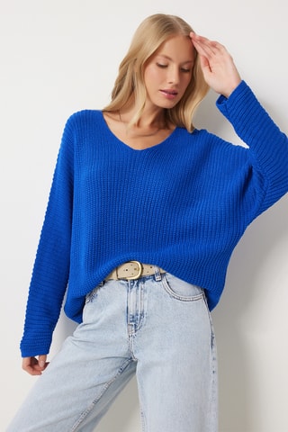 Camisola oversize - Azul