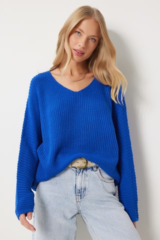 Camisola oversize - Azul