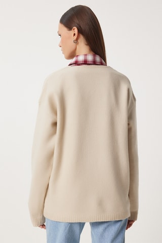 Camisola regular - Bege