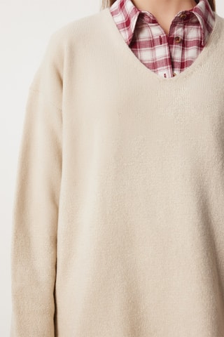 Camisola regular - Bege