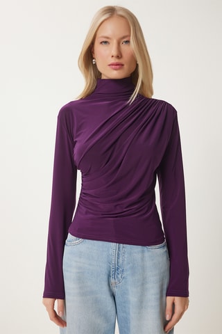 Blusa slim - Violeta
