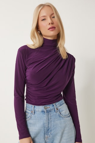 Blusa slim - Violeta