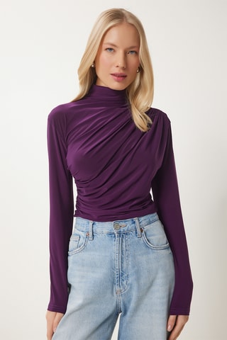 Blusa slim - Violeta