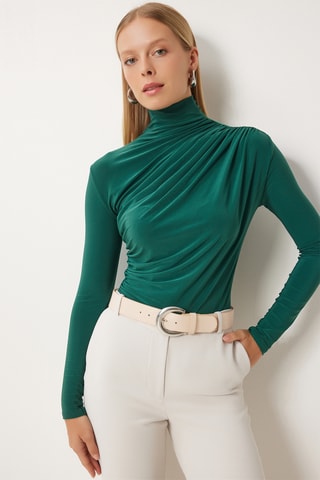Blusa slim - Verde