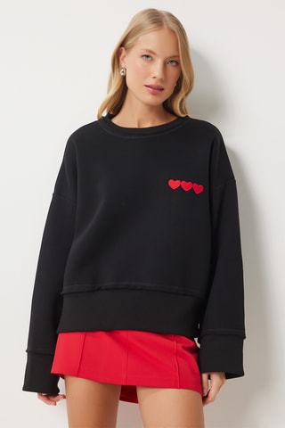 Sweat regular - Preto