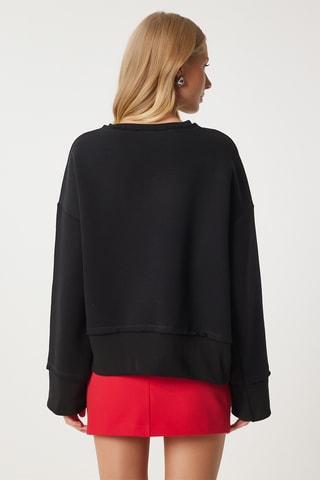 Sweat regular - Preto