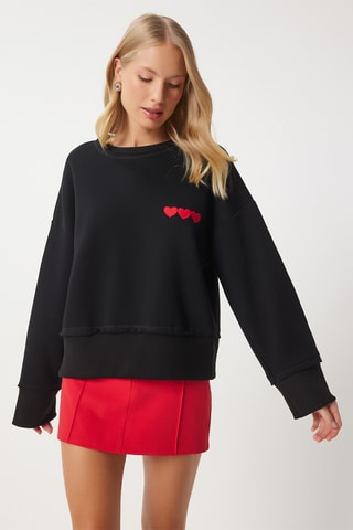 Sweat regular - Preto