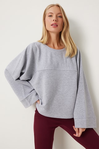 Sweat oversize - Cinzento