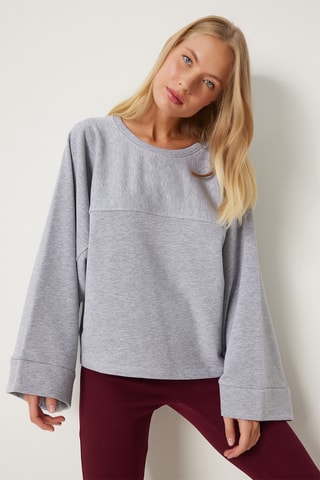 Sweat oversize - Cinzento