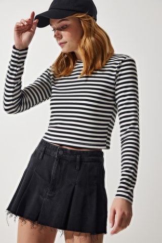 T-shirt slim - Preto