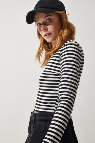 T-shirt slim - Preto