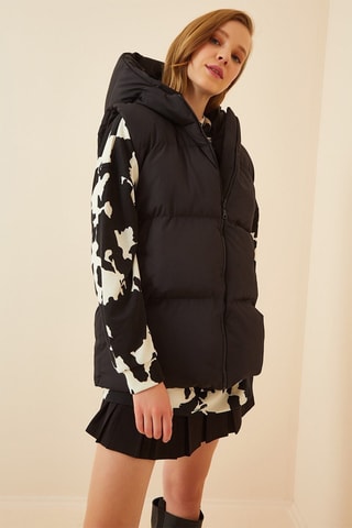 Colete oversize - Preto