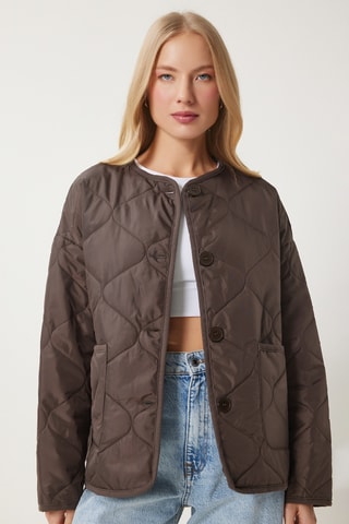 Veste regular - Marron