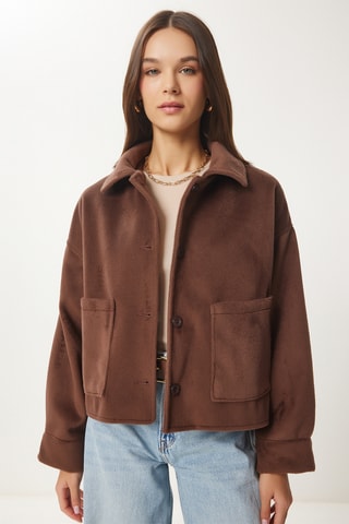 Veste regular - Marron