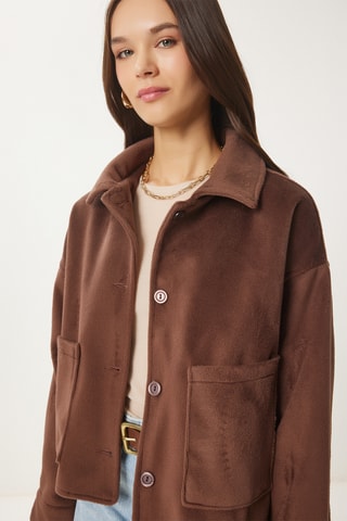 Veste regular - Marron