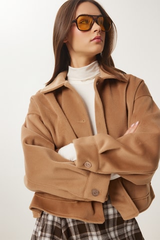 Veste regular - Camel