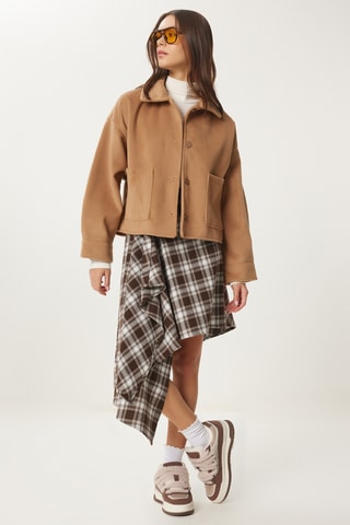 Veste regular - Camel