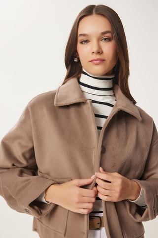 Veste regular - Beige