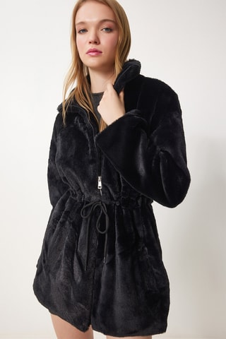 Manteau regular - Noir