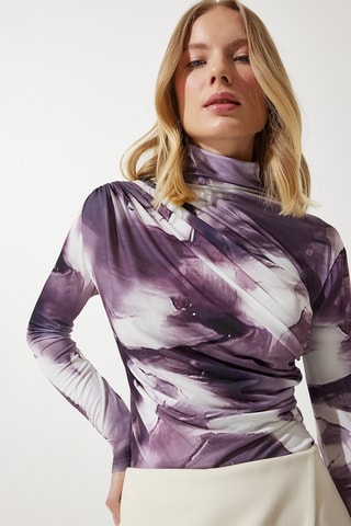 Blusa slim - Violeta