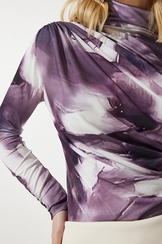 Blusa slim - Violeta