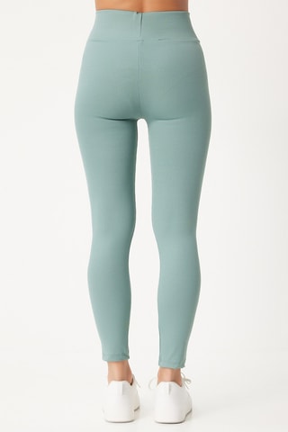 Leggings cintura subida - Verde água
