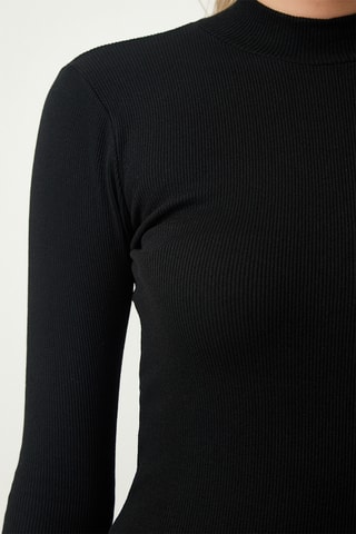 Vestido justo - Preto