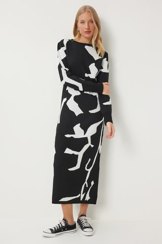Robe pull regular - Noir 